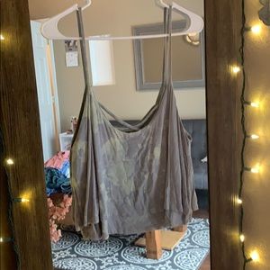 Wet Seal Tie Dye Flowy Tank, size L